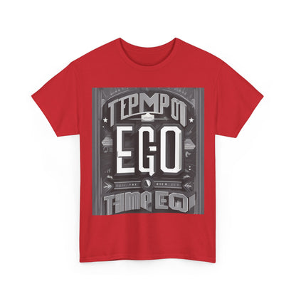 boostlete-mile-by-mile-type-tempo-over-ego-banner-modern-0093 — Unisex Heavy Cotton Tee (Gildan 5000)