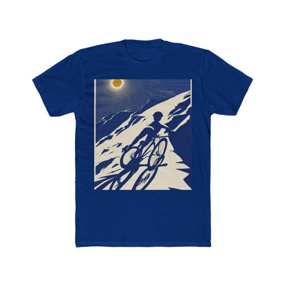 boostlete-am-crew-scene-cyclist-offset-bold-0008 — Unisex Cotton Crew Tee (NL 3600)