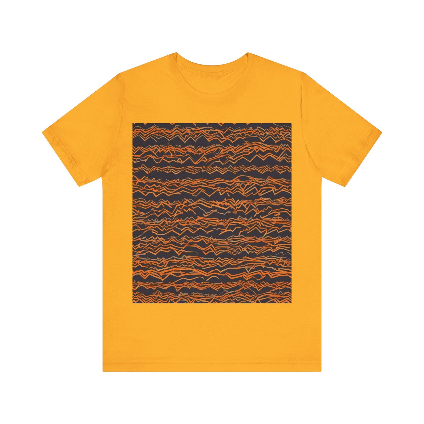 boostlete-field-day-pattern-ekg-bold-0135 — Unisex Jersey Short Sleeve (B+C 3001)