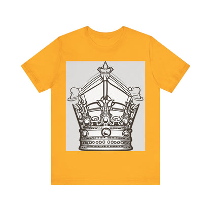 boostlete-quiet-power-icon-crown-outline-badge-0130 — Unisex Jersey Short Sleeve (B+C 3001)