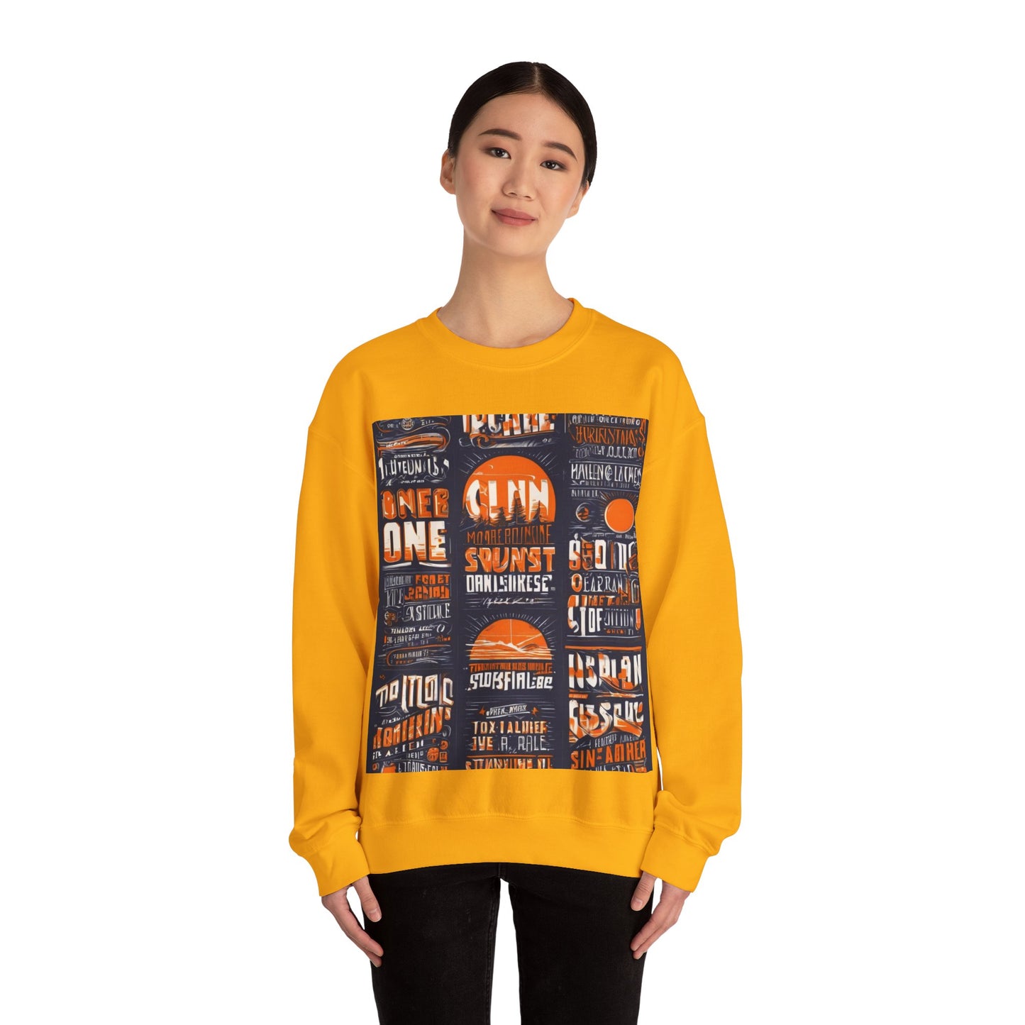 boostlete-pr-season-type-one-more-split-monoline-0033 — Unisex Heavy Blend Crewneck Sweatshirt (Gildan)