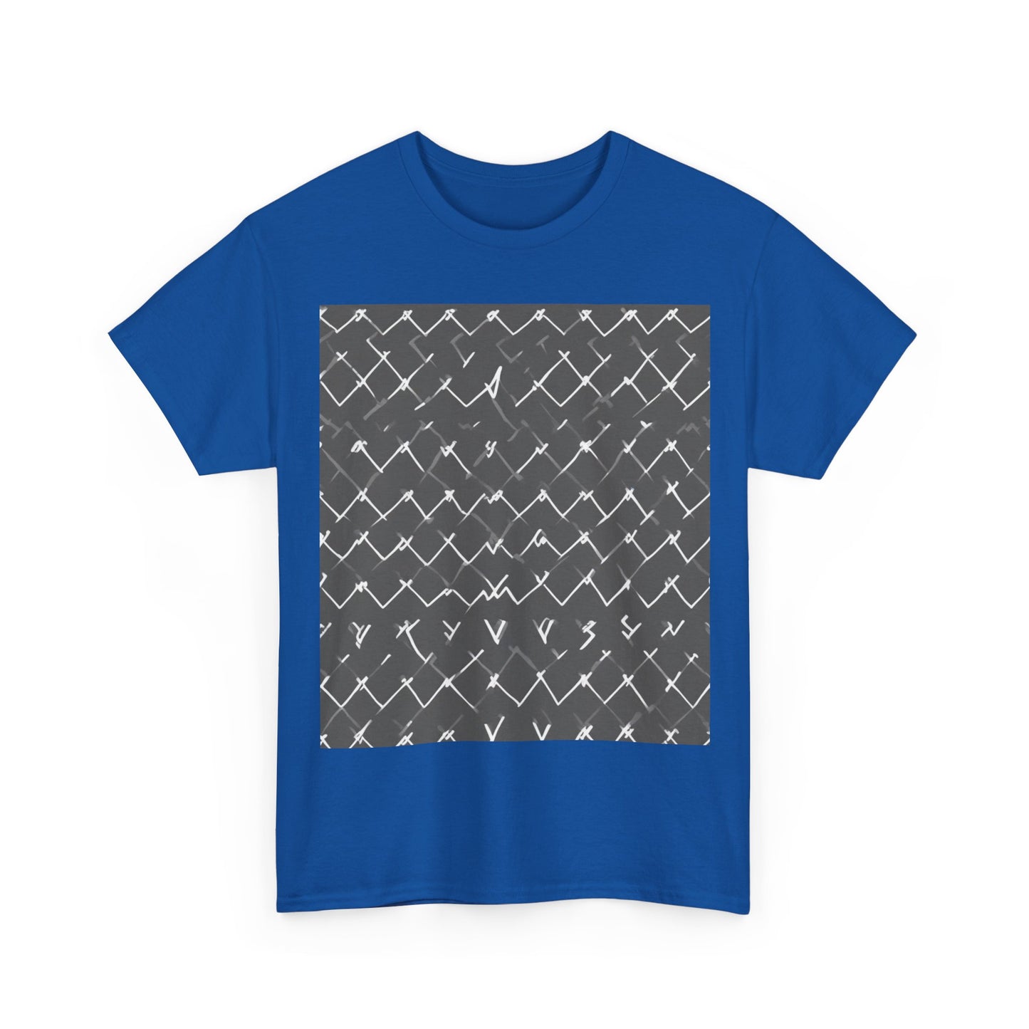 boostlete-am-crew-pattern-ekg-bold-0047 — Unisex Heavy Cotton Tee (Gildan 5000)