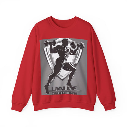 boostlete-mile-by-mile-scene-lunge-3d-athletic-0020 — Unisex Heavy Blend Crewneck Sweatshirt (Gildan)