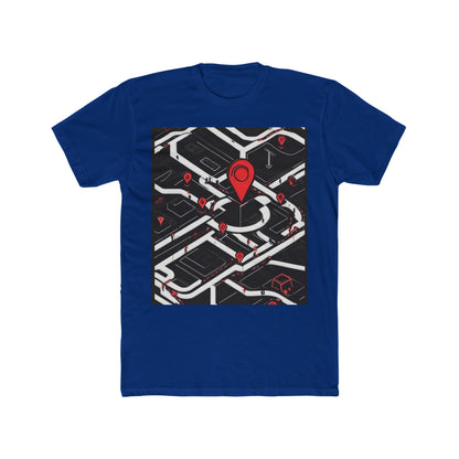 boostlete-am-crew-icon-map-matte-isometric-0094 — Unisex Cotton Crew Tee (NL 3600)