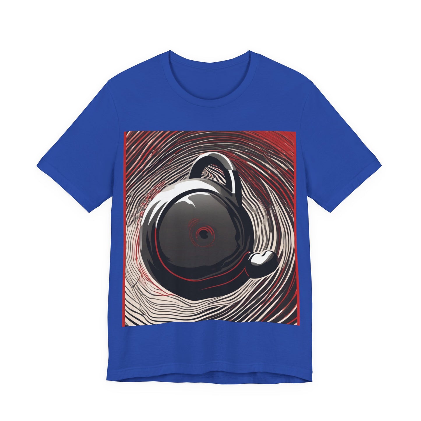 boostlete-am-crew-scene-kettlebell-motion-vector-0224 — Unisex Jersey Short Sleeve (B+C 3001)