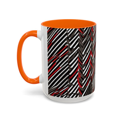 boostlete-field-day-pattern-diagonal-paper-0287 — Accent Mug 11oz/15oz