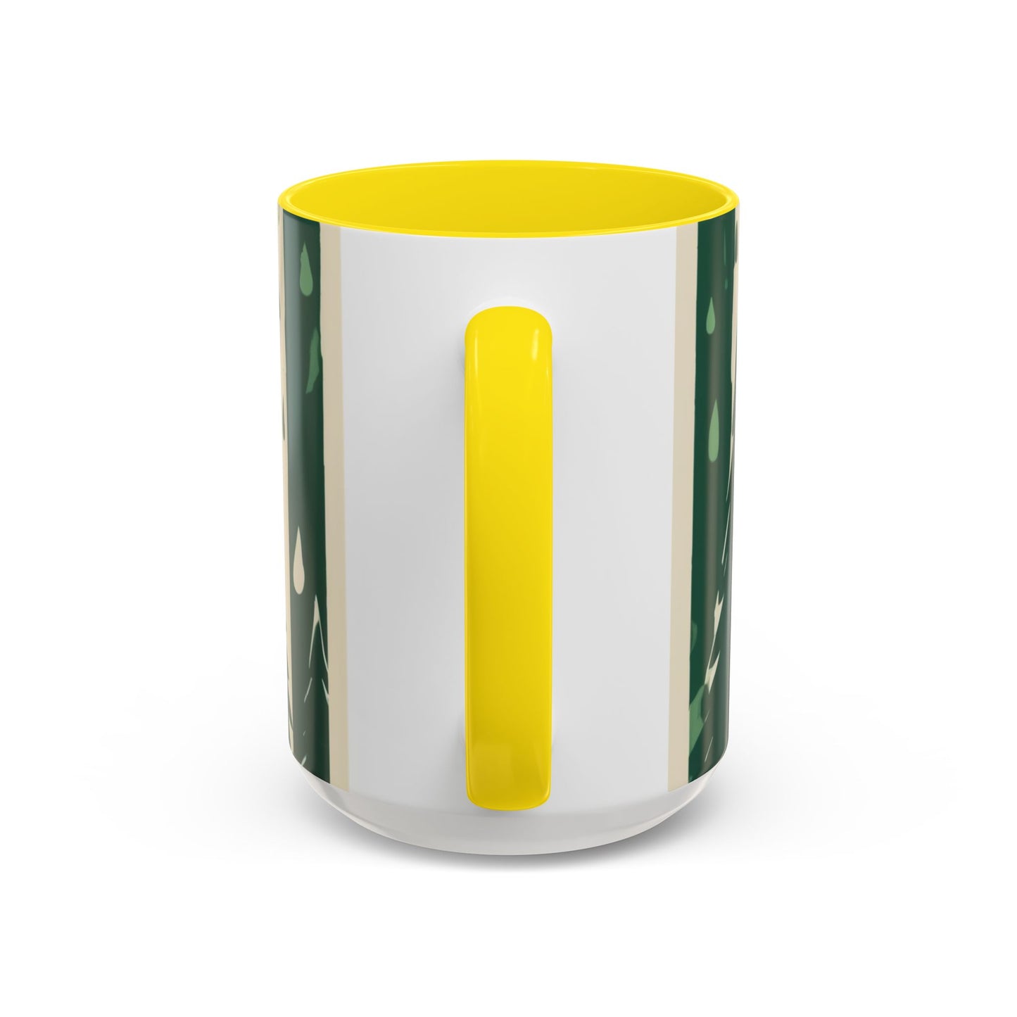 boostlete-quiet-power-icon-water-glitch-retro-0186 — Accent Mug 11/15oz