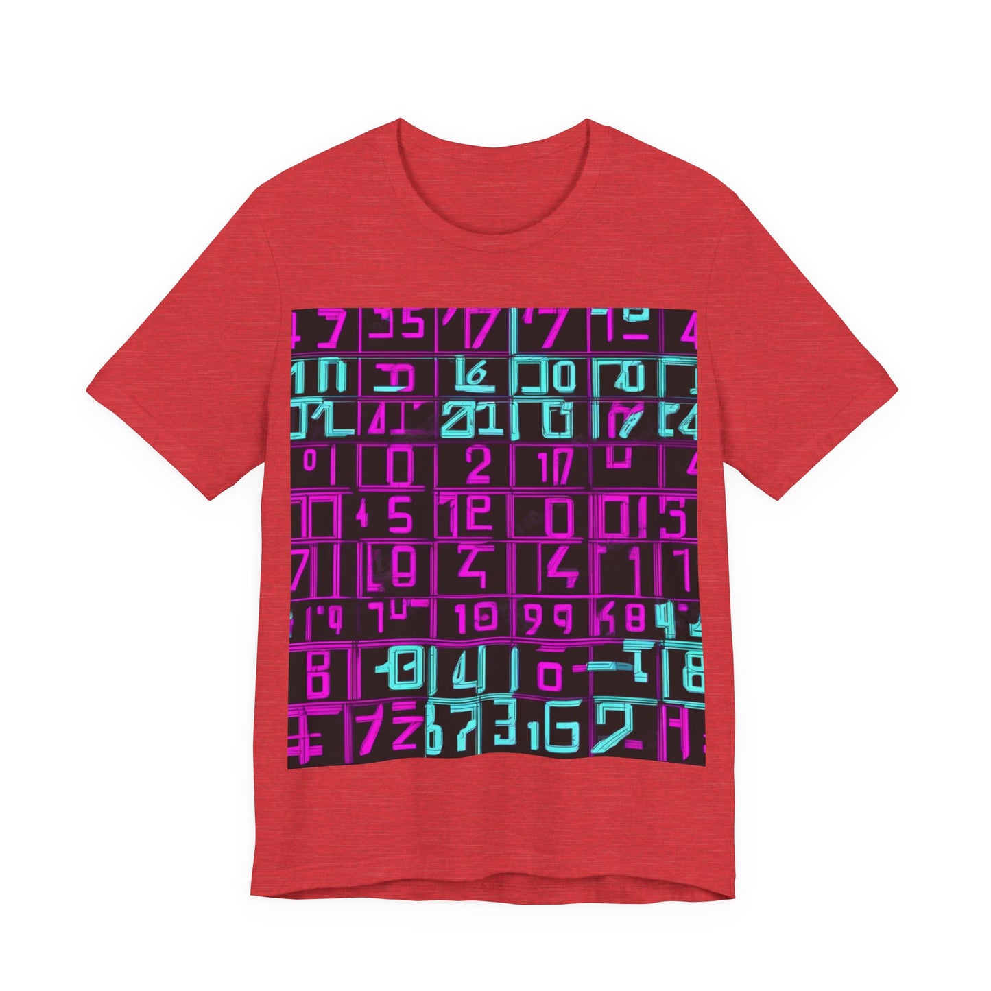 boostlete-iron-intent-pattern-plate-number-retro-0227 — Unisex Jersey Short Sleeve (B+C 3001)