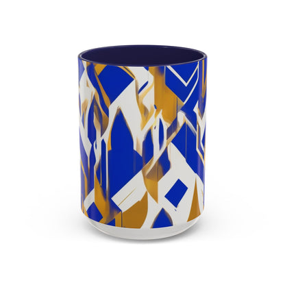 boostlete-field-day-icon-flame-glitch-geometric-0090 — Accent Mug 11oz/15oz