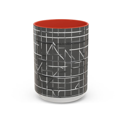 boostlete-rise-grind-pattern-plate-number-monoline-0291 — Accent Mug 11/15oz