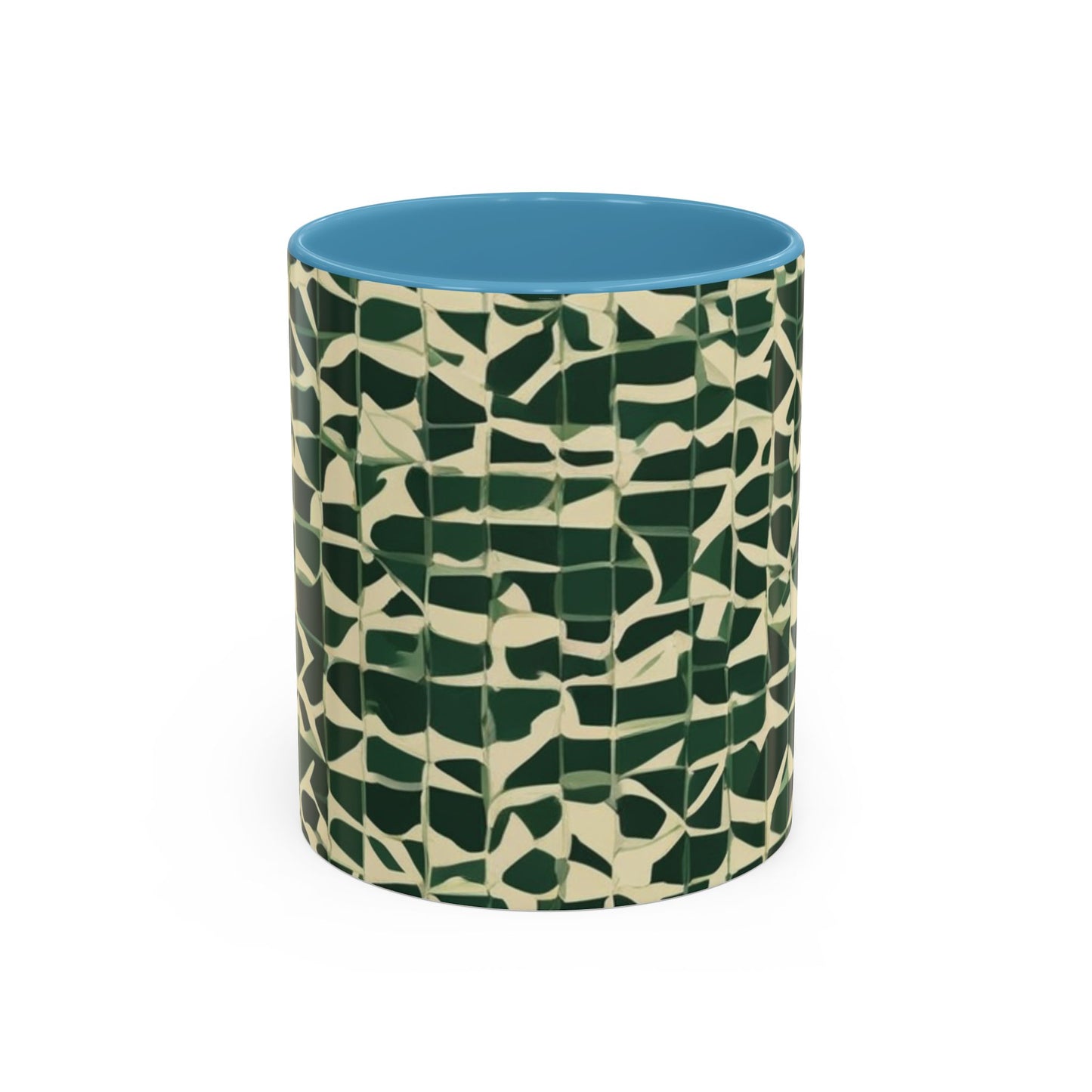 boostlete-iron-intent-pattern-plate-number-isometric-0099 — Accent Mug 11oz/15oz