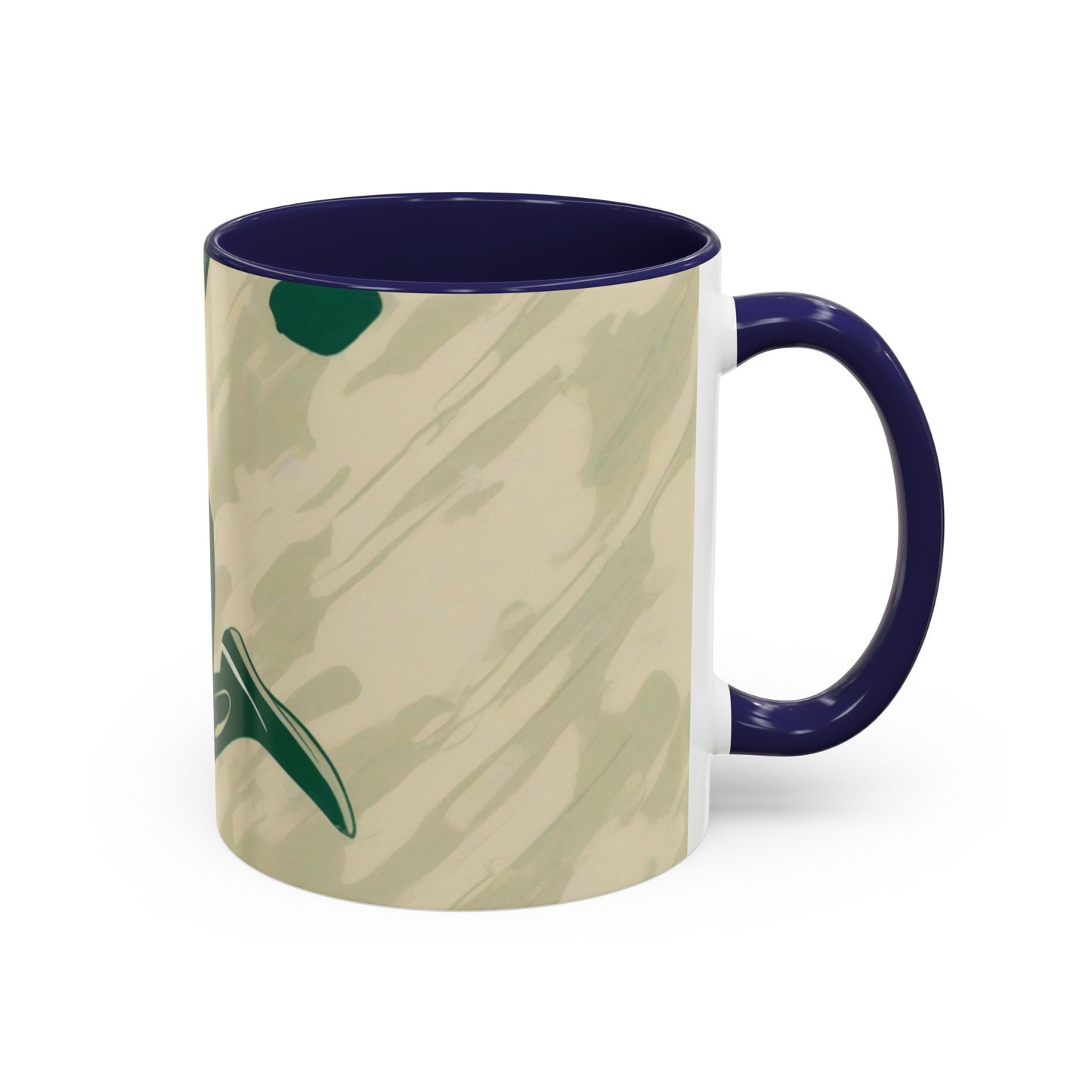 boostlete-am-crew-icon-runner-grainy-blueprint-0134 — Accent Mug 11oz/15oz