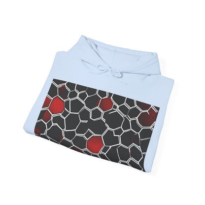 boostlete-quiet-power-pattern-hex-vector-0039 — Unisex Heavy Blend Hoodie (G18500)