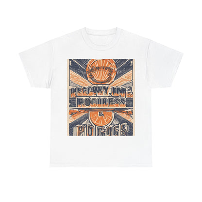 boostlete-boost-mode-type-recovery-progress-outline-over-solid-badge-0161 — Unisex Heavy Cotton Tee (Gildan 5000)