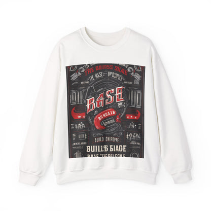 boostlete-boost-mode-type-build-the-base-micro-industrial-0785 — Unisex Heavy Blend Crewneck (G18000)