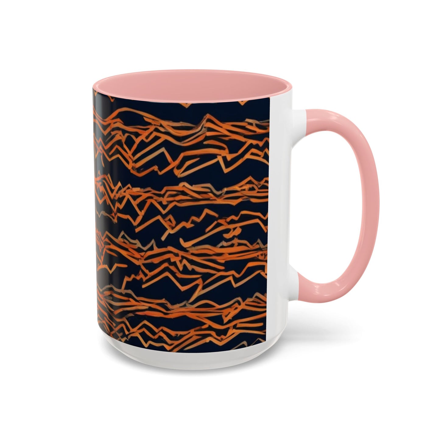 boostlete-field-day-pattern-ekg-bold-0135 — Accent Mug 11oz/15oz
