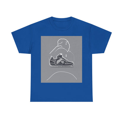 boostlete-boost-mode-icon-sneaker-offset-vector-0166 — Unisex Heavy Cotton Tee (Gildan 5000)