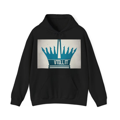 boostlete-am-crew-icon-crown-matte-industrial-0058 — Unisex Heavy Blend Hooded Sweatshirt (Gildan)