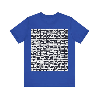 boostlete-iron-intent-pattern-plate-number-badge-0171 — Unisex Jersey Short Sleeve (B+C 3001)