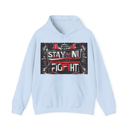 boostlete-rise-grind-type-stay-in-the-fight-banner-retro-1441 — Unisex Heavy Blend Hoodie (G18500)