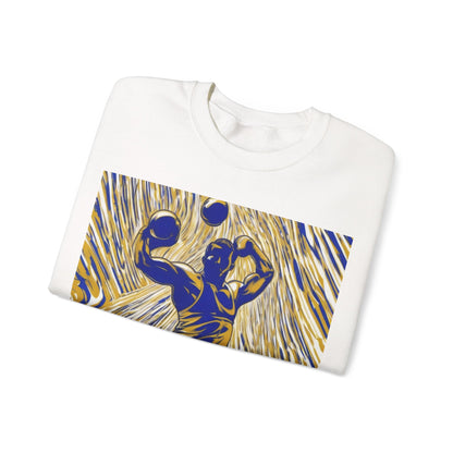 boostlete-rise-grind-scene-kettlebell-speed-engraved-0180 — Unisex Heavy Blend Crewneck Sweatshirt (Gildan)