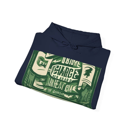 boostlete-am-crew-type-charge-ahead-banner-paper-0965 — Unisex Heavy Blend Hoodie (G18500)