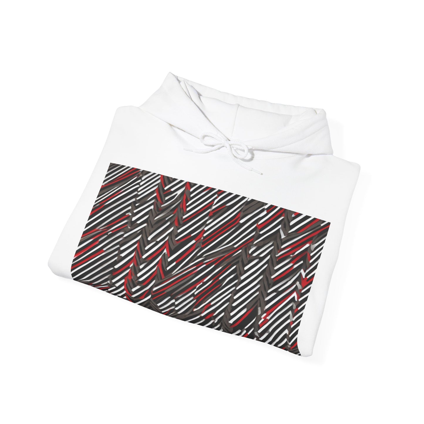 boostlete-field-day-pattern-diagonal-paper-0287 — Unisex Heavy Blend Hooded Sweatshirt (Gildan)