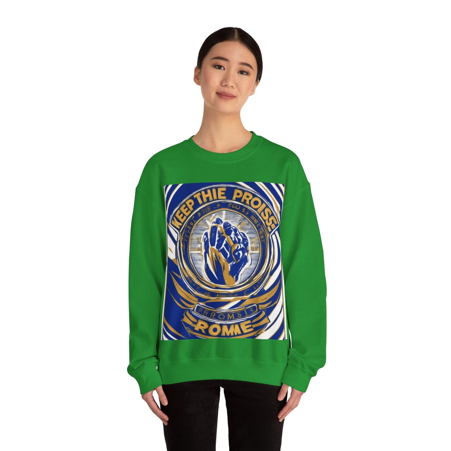 boostlete-pr-season-type-keep-the-promise-arc-athletic-0045 — Unisex Heavy Blend Crewneck Sweatshirt (Gildan)