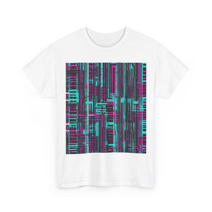boostlete-field-day-pattern-barcode-retro-0275 — Unisex Heavy Cotton Tee (Gildan 5000)