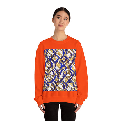 boostlete-boost-mode-pattern-hex-athletic-0611 — Unisex Heavy Blend Crewneck (G18000)