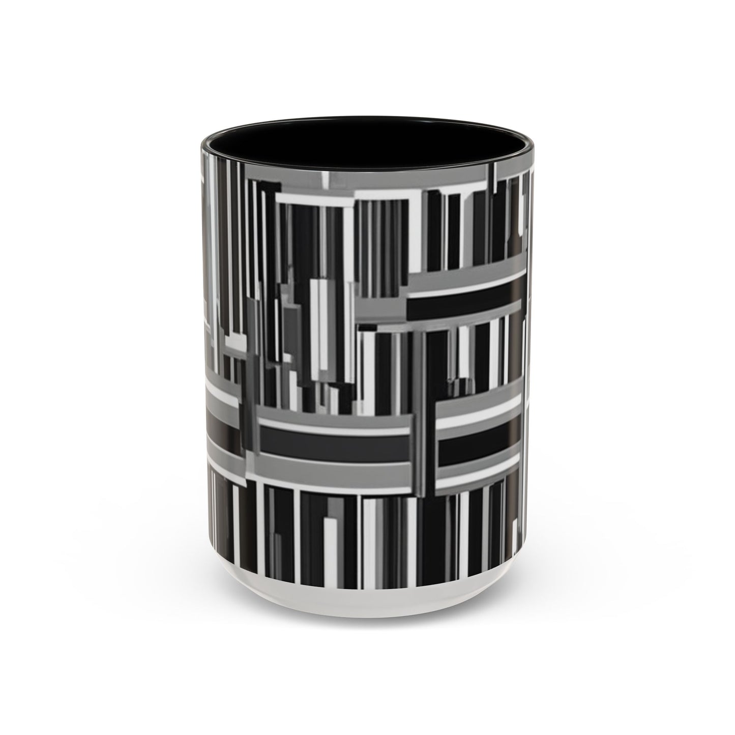 boostlete-recovery-progress-pattern-barcode-isometric-1023 — Accent Mug 11/15oz