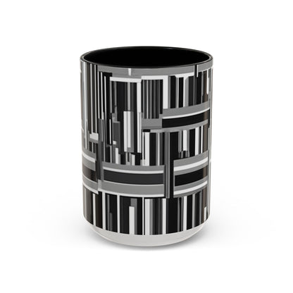 boostlete-recovery-progress-pattern-barcode-isometric-1023 — Accent Mug 11/15oz