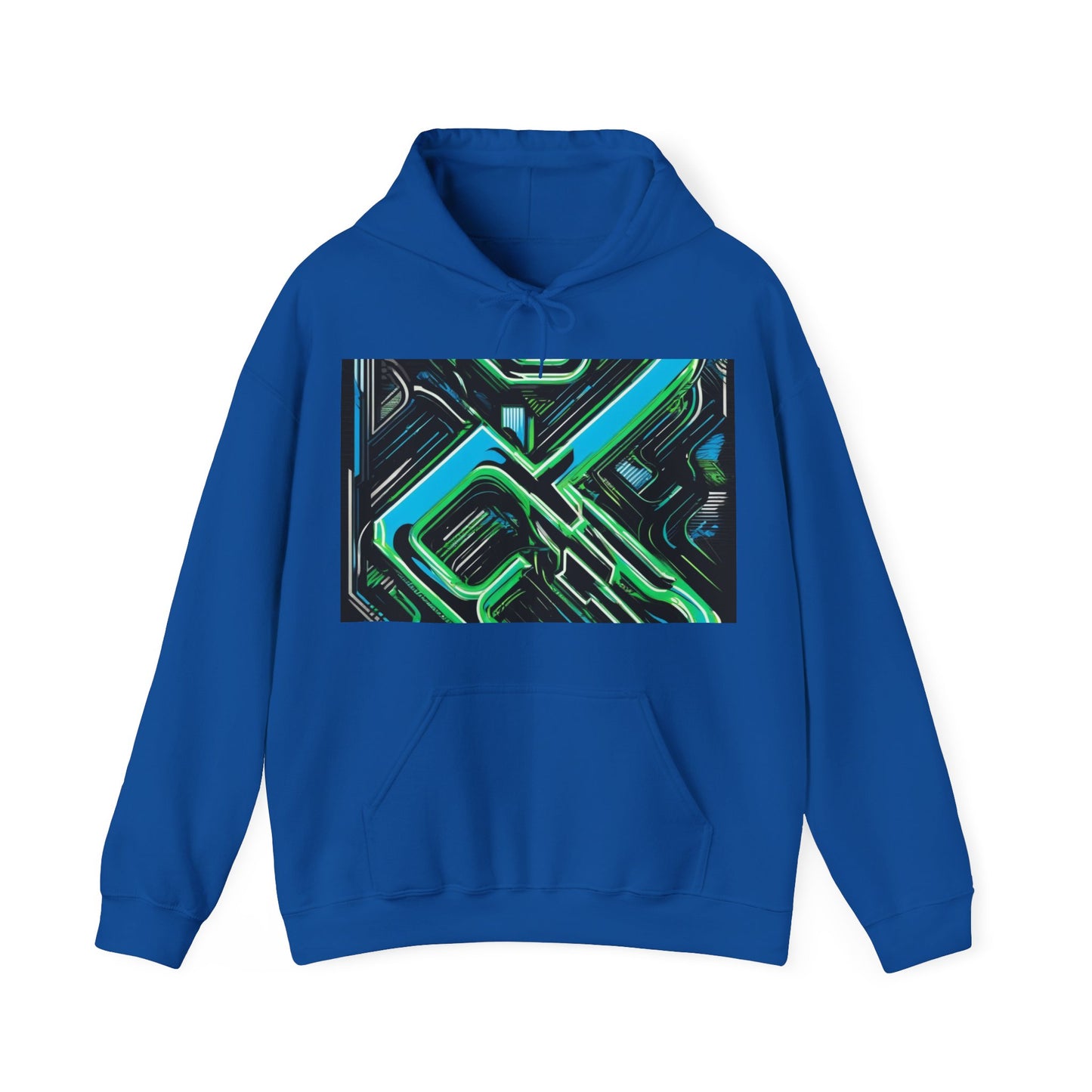 boostlete-boost-mode-type-constancia-gana-diagonal-badge-0185 — Unisex Heavy Blend Hooded Sweatshirt (Gildan)