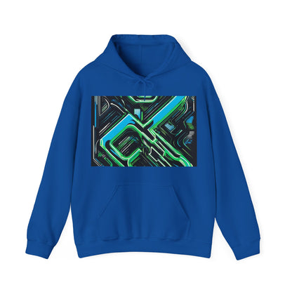 boostlete-boost-mode-type-constancia-gana-diagonal-badge-0185 — Unisex Heavy Blend Hooded Sweatshirt (Gildan)