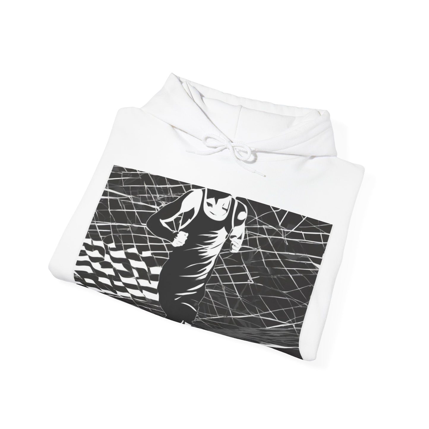 boostlete-headspace-scene-marathoner-speed-geometric-0816 — Unisex Heavy Blend Hoodie (G18500)