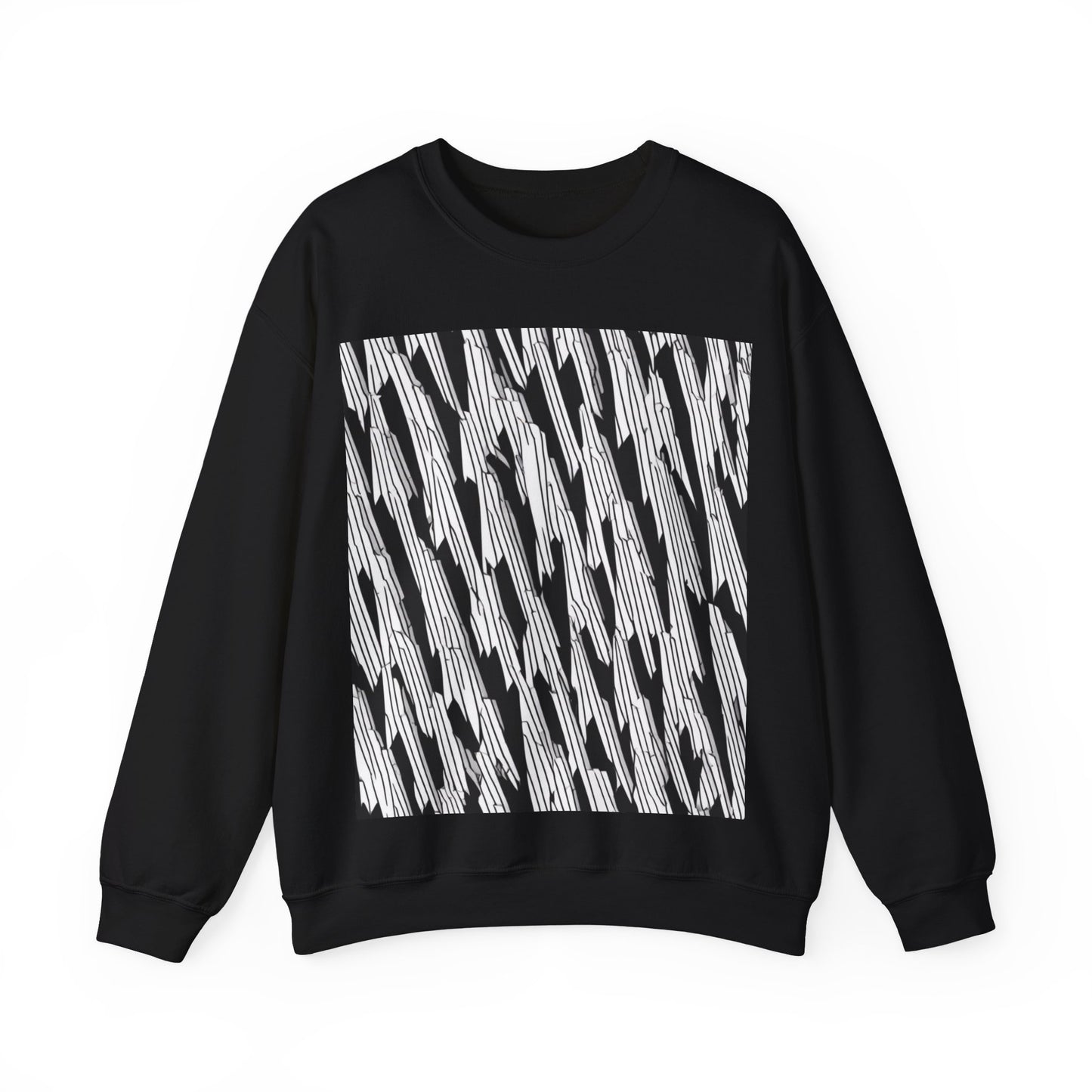 boostlete-iron-intent-pattern-micro-isometric-0199 — Unisex Heavy Blend Crewneck Sweatshirt (Gildan)