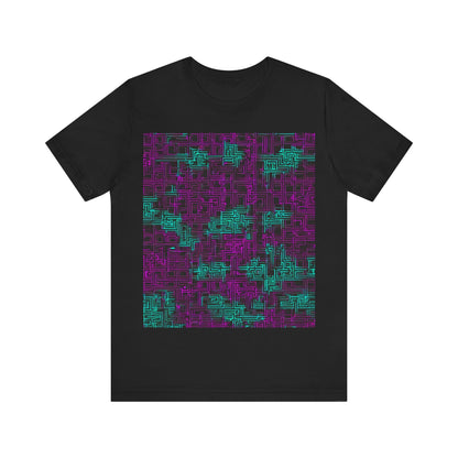 boostlete-boost-mode-pattern-plate-number-monoline-0079 — Unisex Jersey Short Sleeve (B+C 3001)