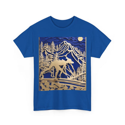 boostlete-recovery-progress-scene-trail-3d-paper-0176 — Unisex Heavy Cotton Tee (Gildan 5000)