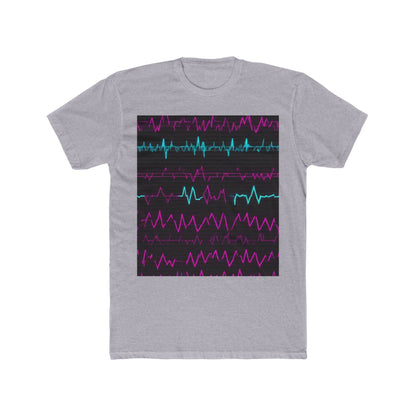 boostlete-boost-mode-pattern-ekg-modern-0111 — Unisex Cotton Crew Tee (NL 3600)