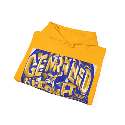 boostlete-pr-season-type-earned-not-given-badge-isometric-0105 — Unisex Heavy Blend Hooded Sweatshirt (Gildan)