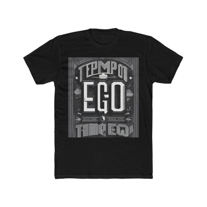 boostlete-mile-by-mile-type-tempo-over-ego-banner-modern-0093 — Unisex Cotton Crew Tee (NL 3600)