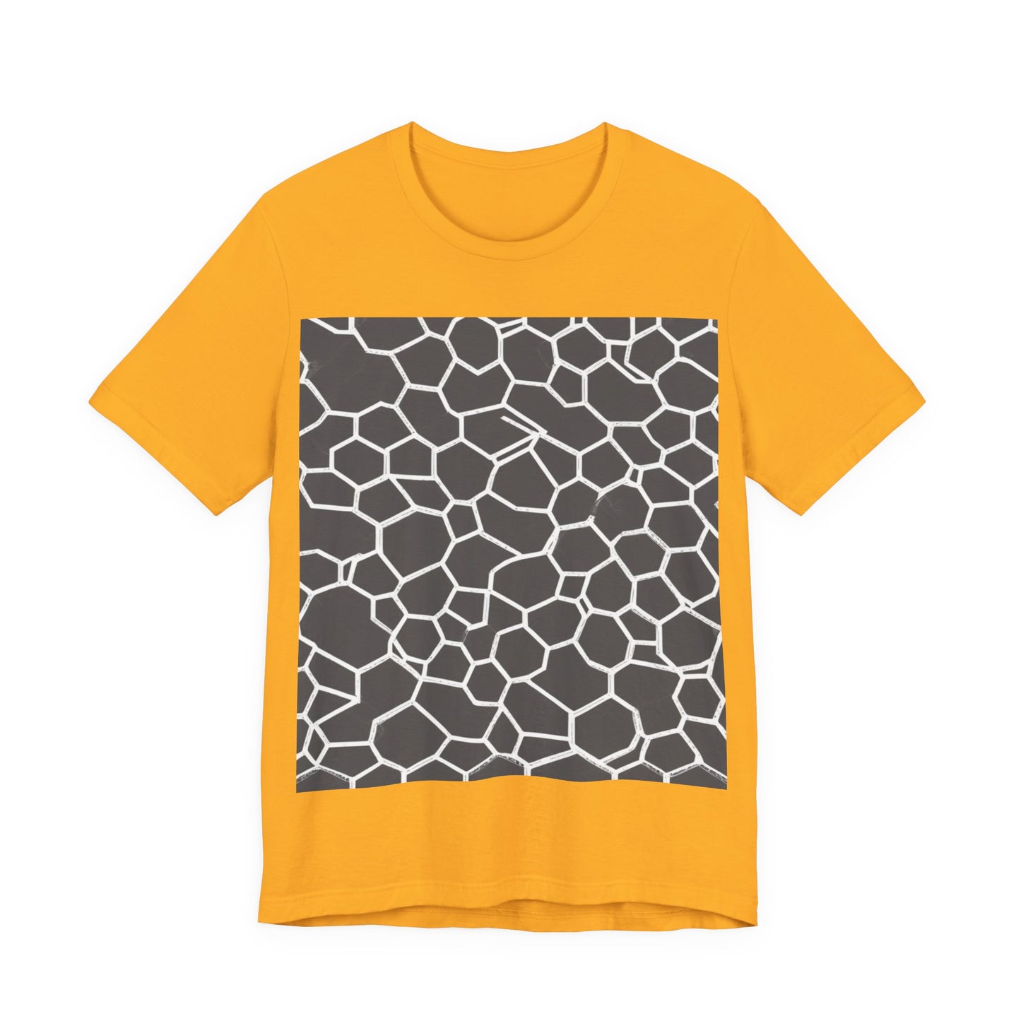 boostlete-iron-intent-pattern-hex-blueprint-0063 — Unisex Jersey Short Sleeve (B+C 3001)
