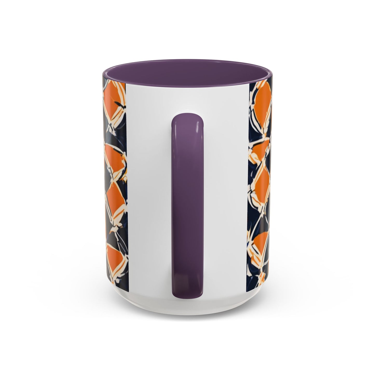 boostlete-headspace-pattern-plate-number-badge-0387 — Accent Mug 11/15oz