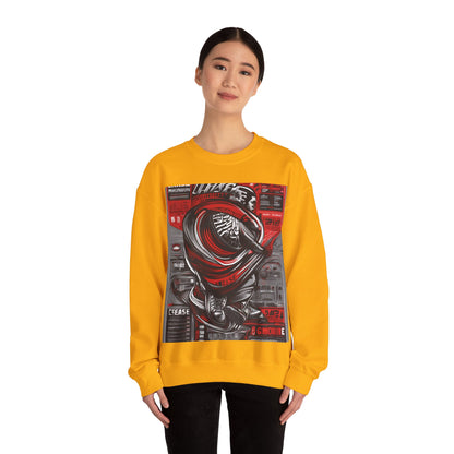 boostlete-field-day-type-chase-capacity-big-monoline-0813 — Unisex Heavy Blend Crewneck (G18000)