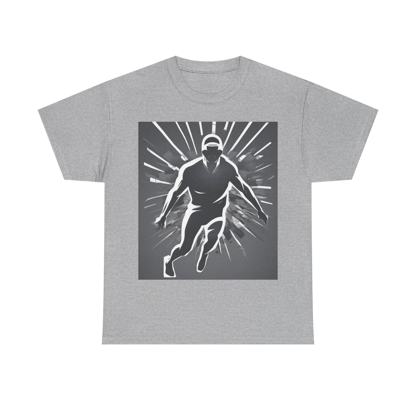 boostlete-iron-intent-scene-sprinter-soft-athletic-0108 — Unisex Heavy Cotton Tee (Gildan 5000)