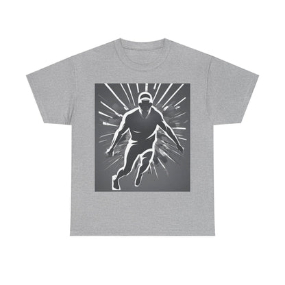 boostlete-iron-intent-scene-sprinter-soft-athletic-0108 — Unisex Heavy Cotton Tee (Gildan 5000)