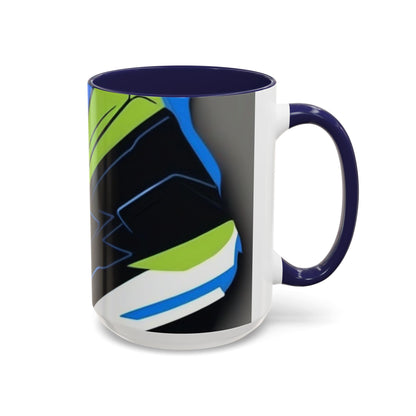 boostlete-quiet-power-icon-sneaker-duotone-paper-0066 — Accent Mug 11oz/15oz