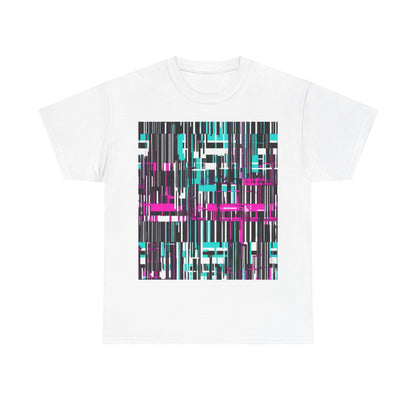 boostlete-am-crew-pattern-barcode-bold-0023 — Unisex Heavy Cotton Tee (Gildan 5000)