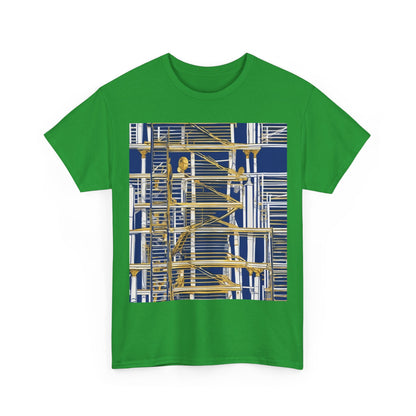 boostlete-rise-grind-icon-ladder-high-engraved-0238 — Unisex Heavy Cotton Tee (Gildan 5000)