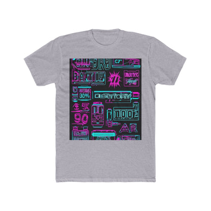 boostlete-rise-grind-type-battery-100-effort-split-blueprint-0205 — Unisex Cotton Crew Tee (NL 3600)